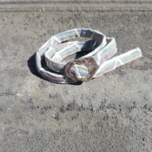 Wrap bracelet with buckle closure